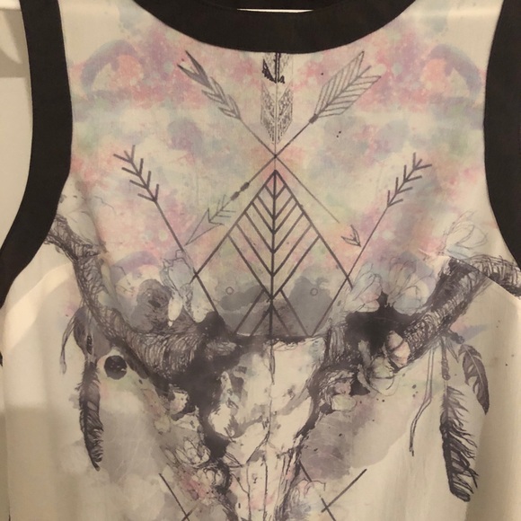 LF Silk Slip / T-shirt dress (S) - Picture 4 of 4